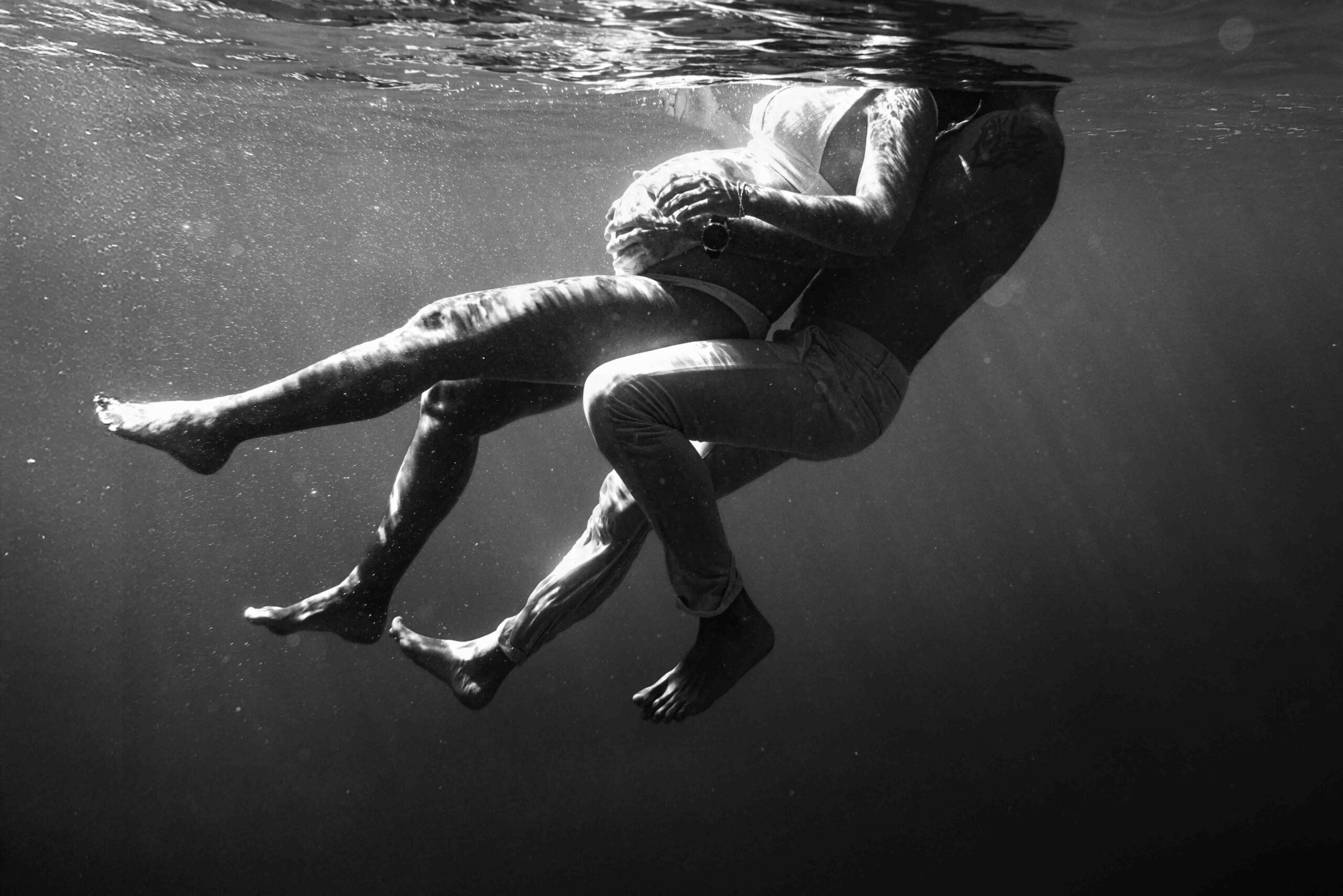 Shooting photo underwater